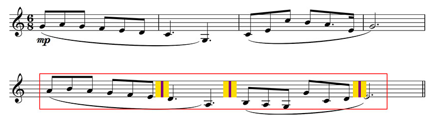 全国音乐素养考试（中级）专项——拖拽小节线（一）（附答案）