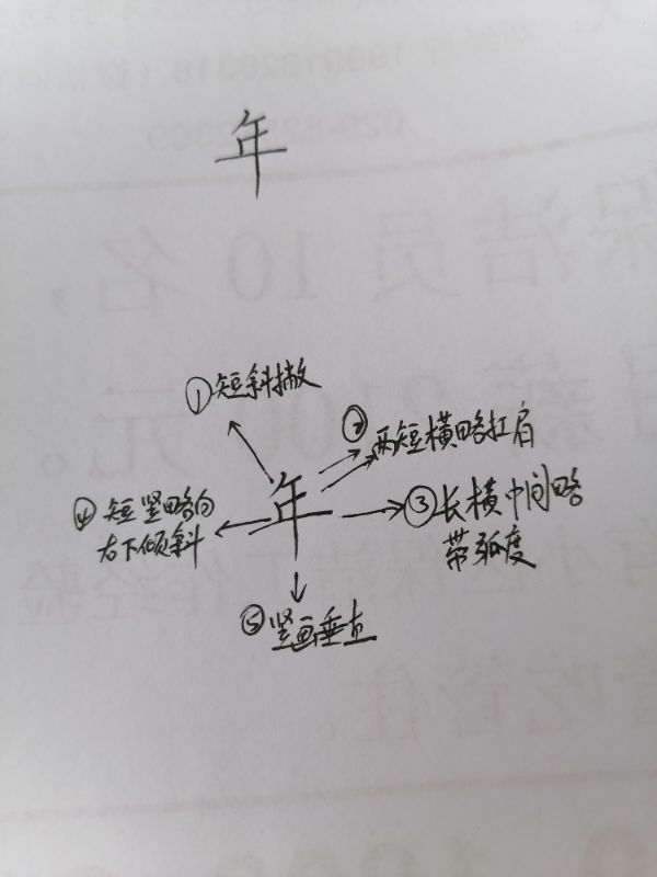 年的笔顺是什么（分享经常用字年字的写法）