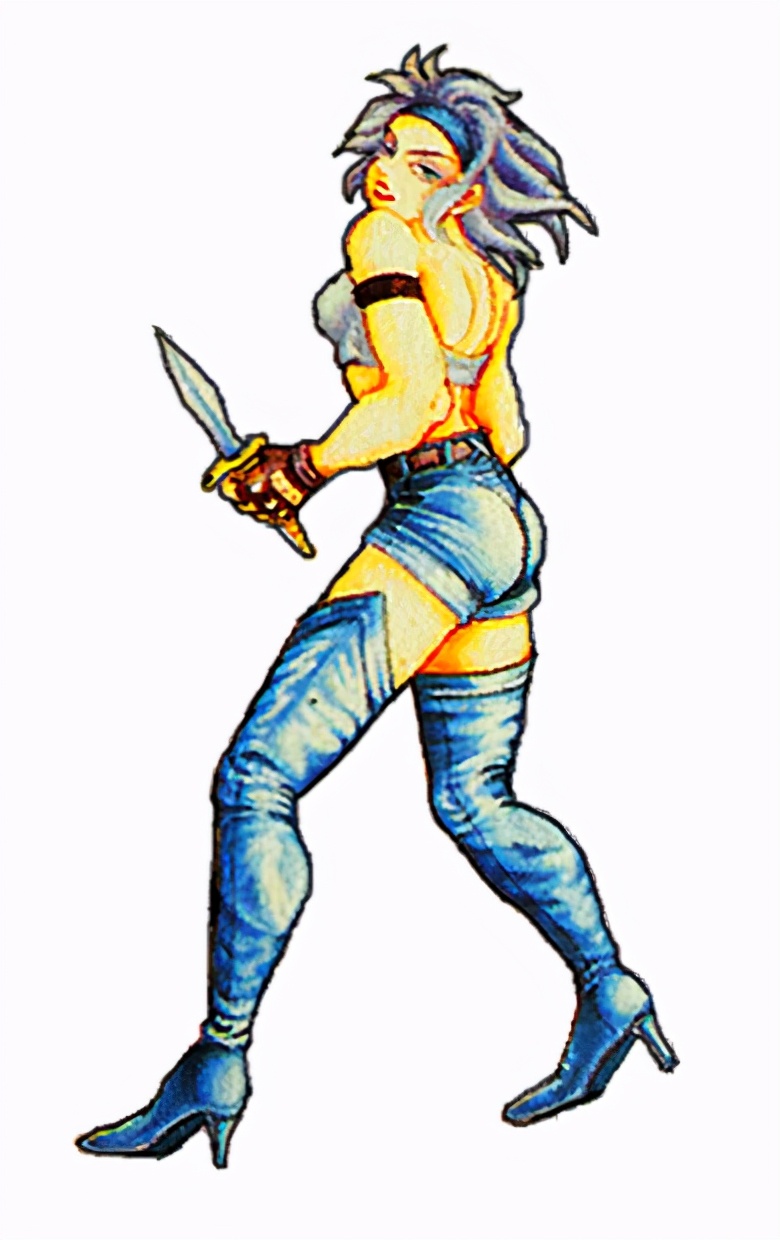 经典游戏《快打旋风》那些风姿绰约的女杂兵，毒药勉强排第三