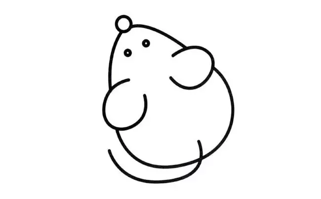 【简笔画】小老鼠简笔画怎么画?这样画简单又好看!