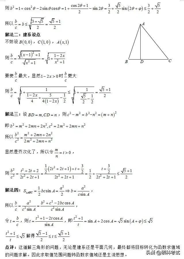 高考数学：命题热点名师解密压轴题大全（Word版，含答案）收藏好