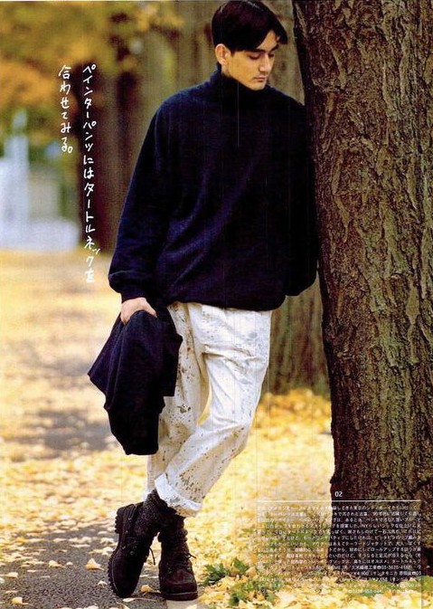 秋冬怎样穿出高级范，气质型男首选高领毛衣，单穿or内搭都好看