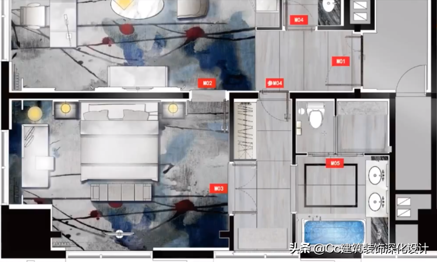 「高端酒店」酒店专项墙身造型门节点详图综合管控解析