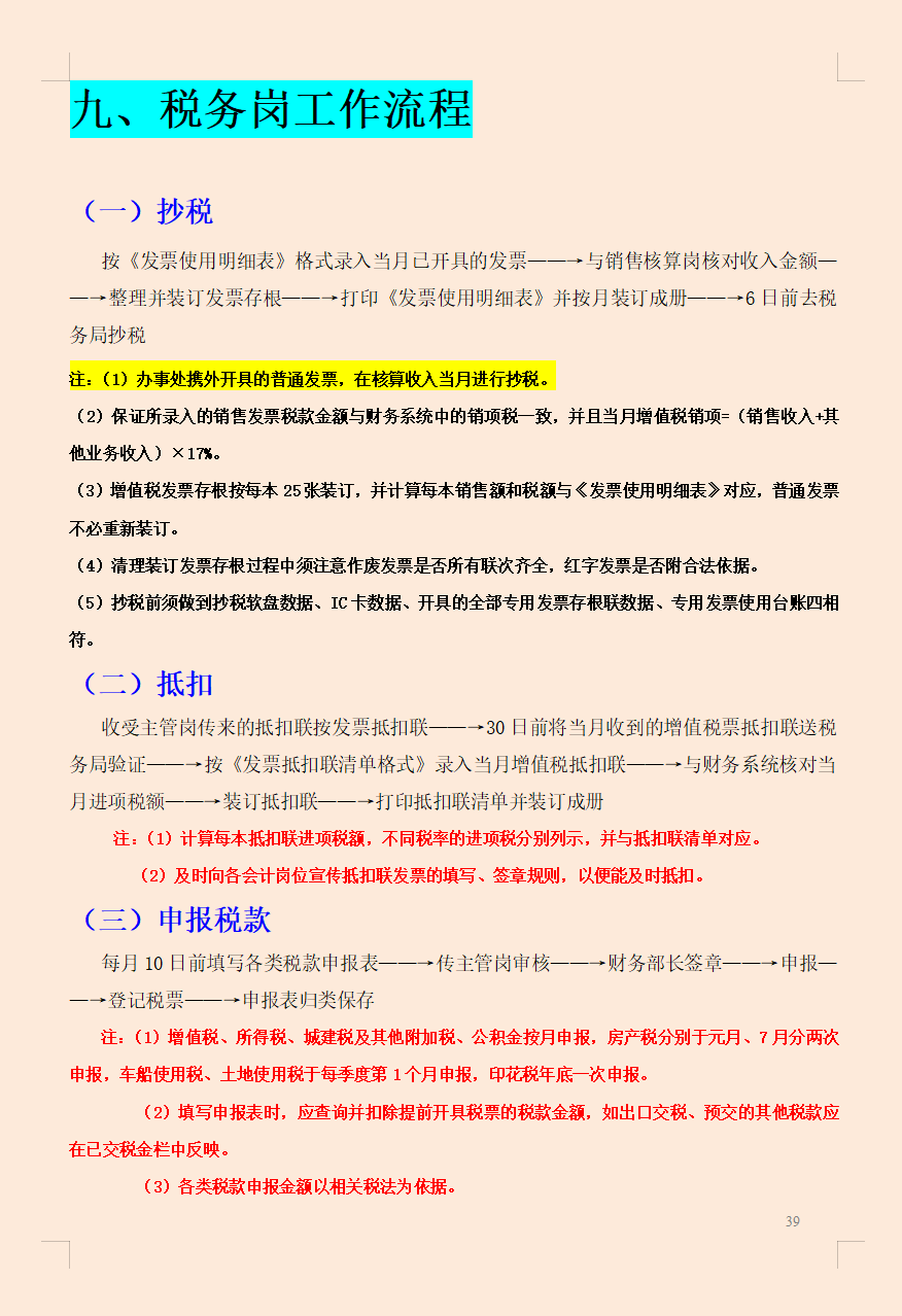 财务部全套岗位说明书，从出纳到总监共11个岗位，捋清财务工作
