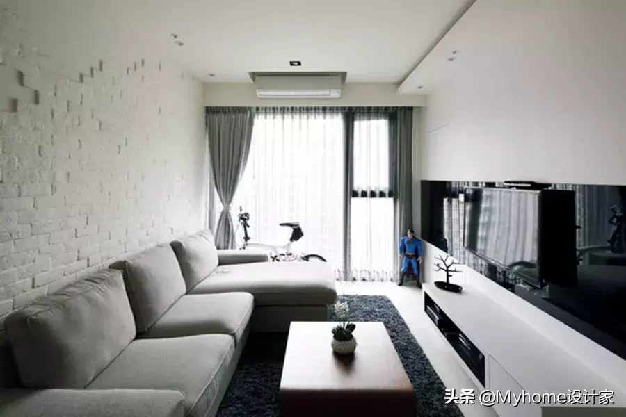 10㎡客厅的10种布局方案,客餐厅一体,小户型还大两倍