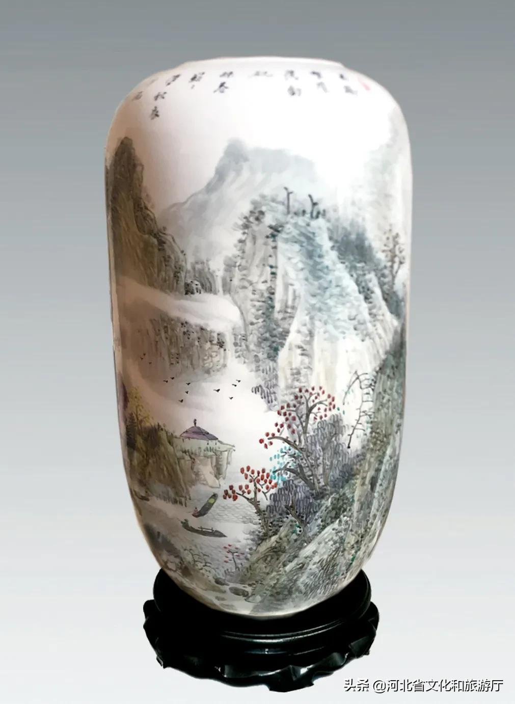 陶瓷上的绿水青山 ——陶瓷大师山水作品集萃