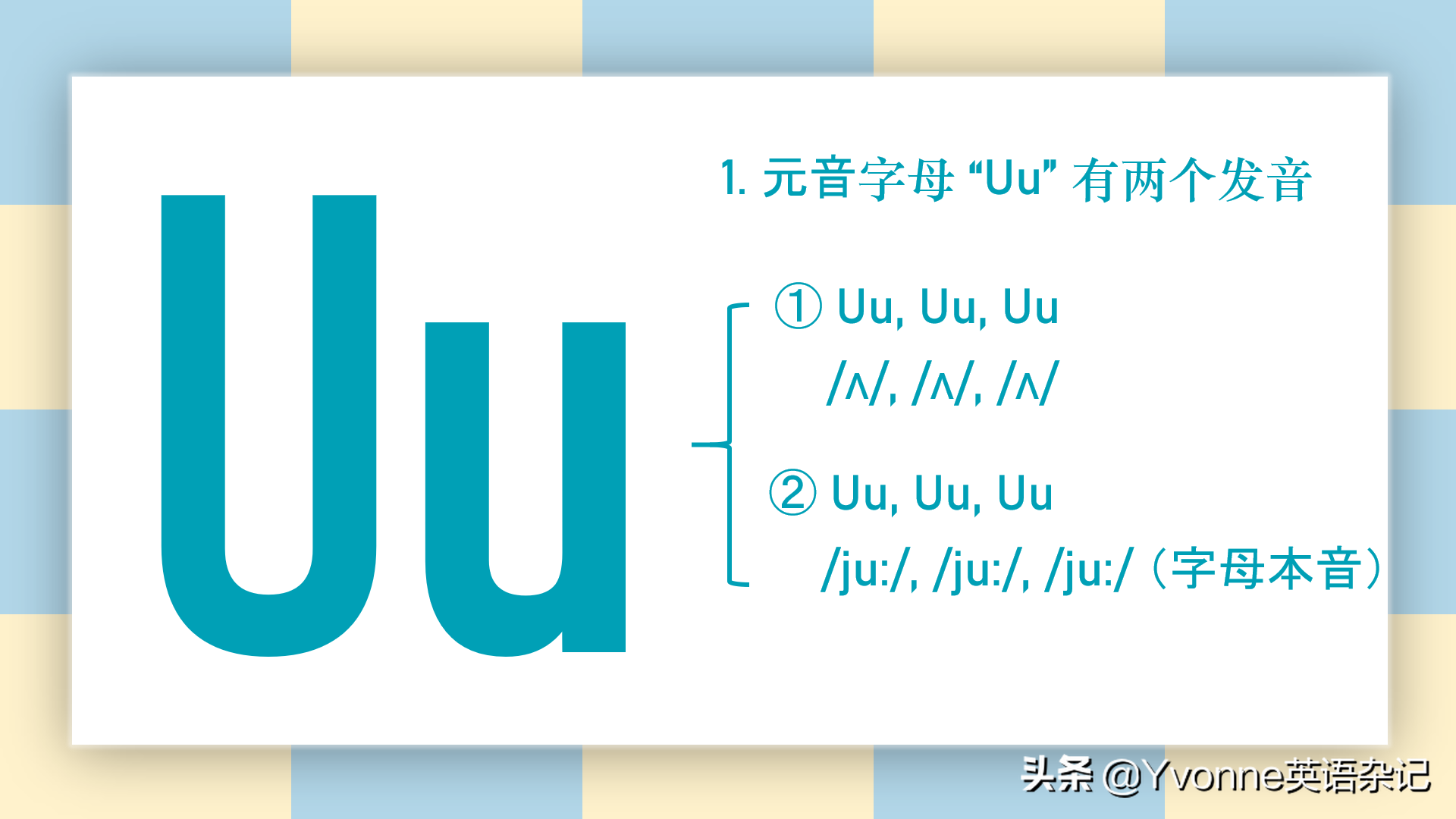 英语自然拼读——“元音字母歌谣”