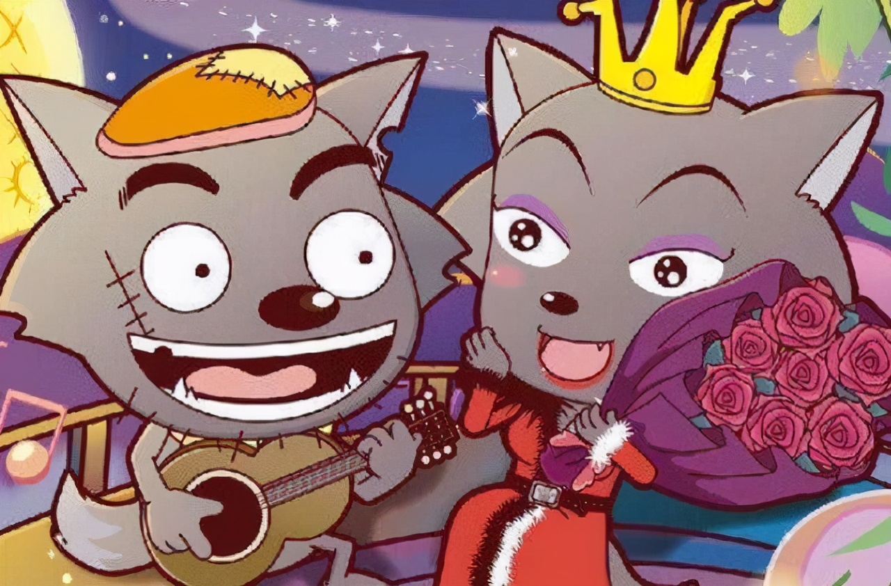 灰太狼和美羊羊的故事图片 _飞翔号