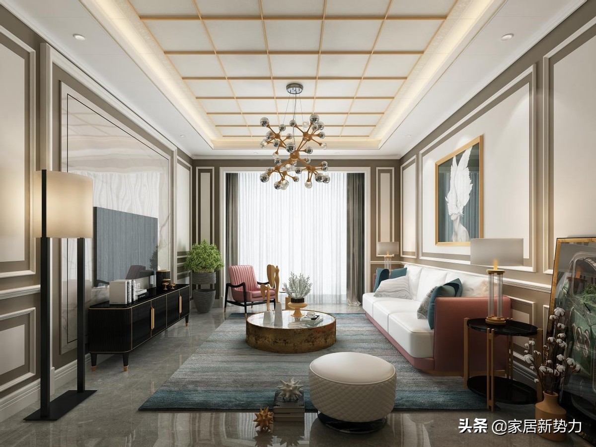 5种当下流行的客厅背景墙，好看又有创意，让客厅活跃起来