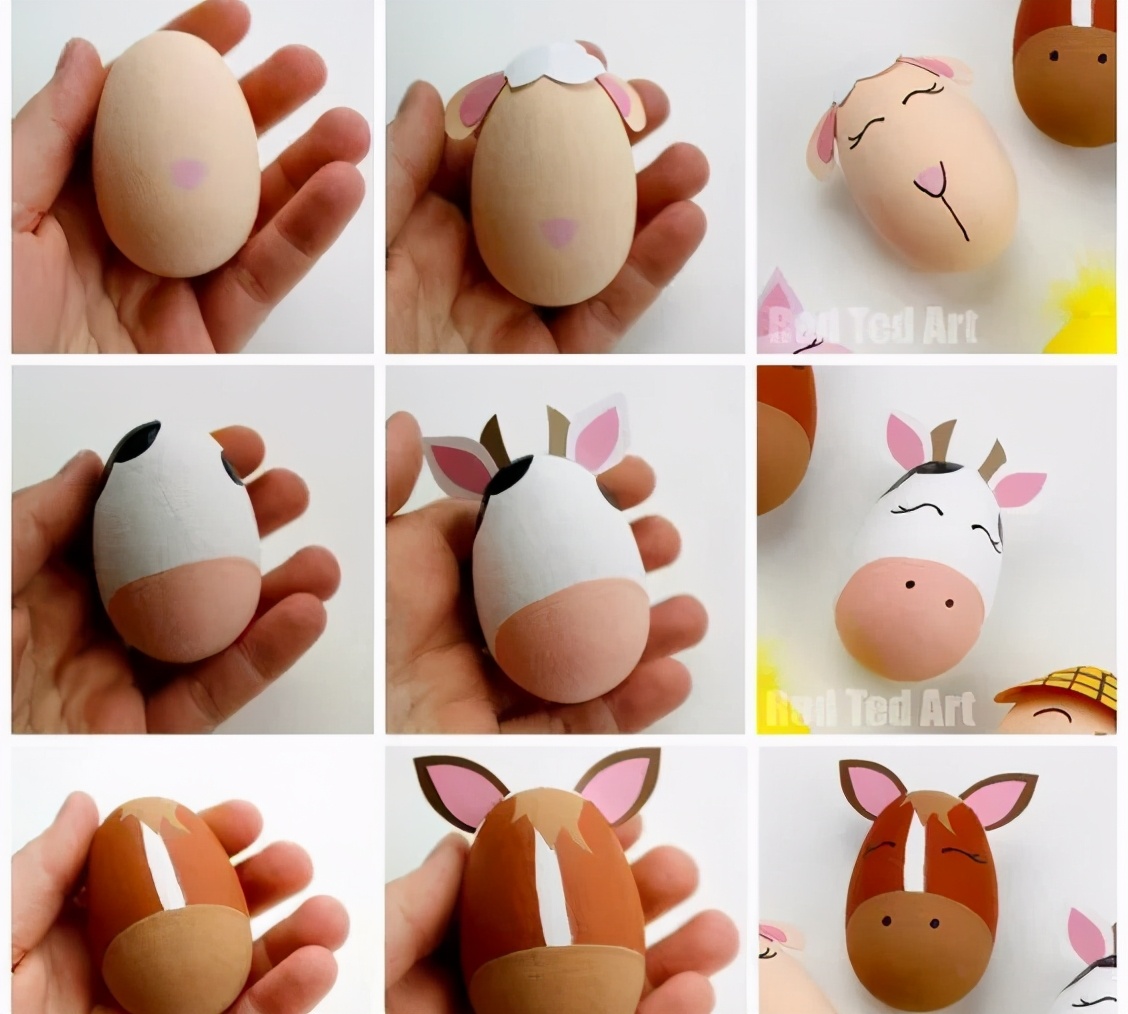 鸡蛋工艺品制作方法图片