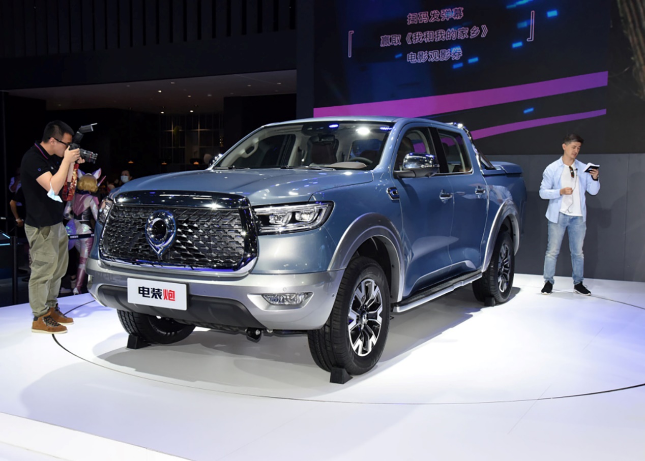 生产了越来越多的suv车型,如今也开始涉猎皮卡车,其中长城炮ev就是