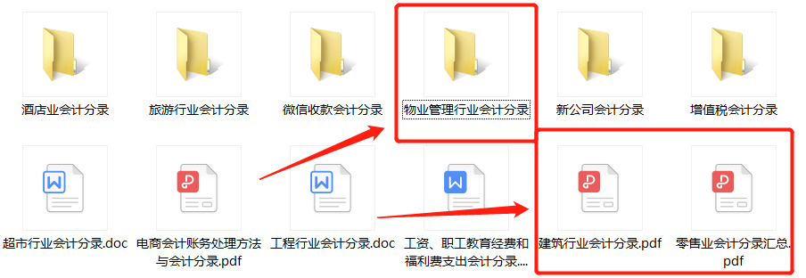 划重点了！这份超给力物业管理分录大全，作为会计，你不可或缺