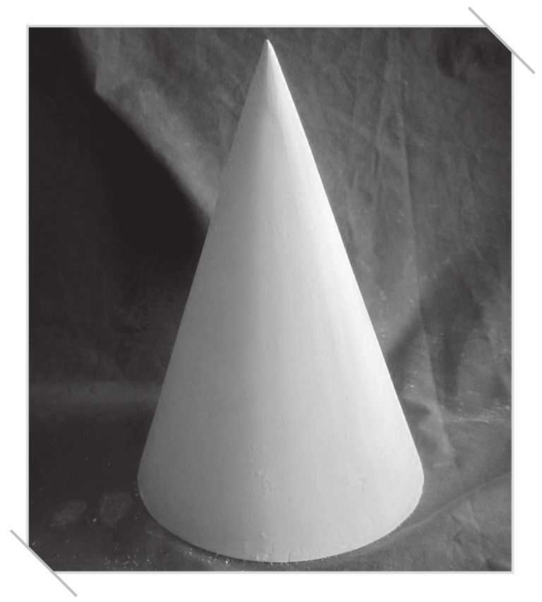 接着分析了立方体,球体,圆柱体,圆锥体等基本石膏几何体结构的画法