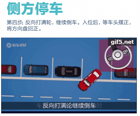 倒车入库+侧方停车技巧动图解，1分钟掌握倒车要点
