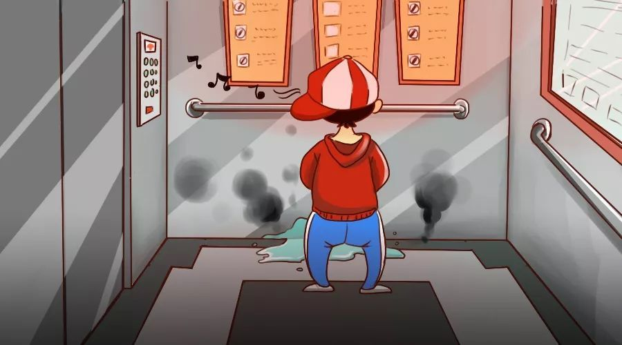 孩子电梯内小便致无法开门被吓哭,憋不住,就可以随地大小便?