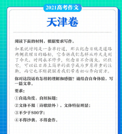 2021年高考作文题目出炉，“人字漫画”成亮点，考生直呼：看不懂