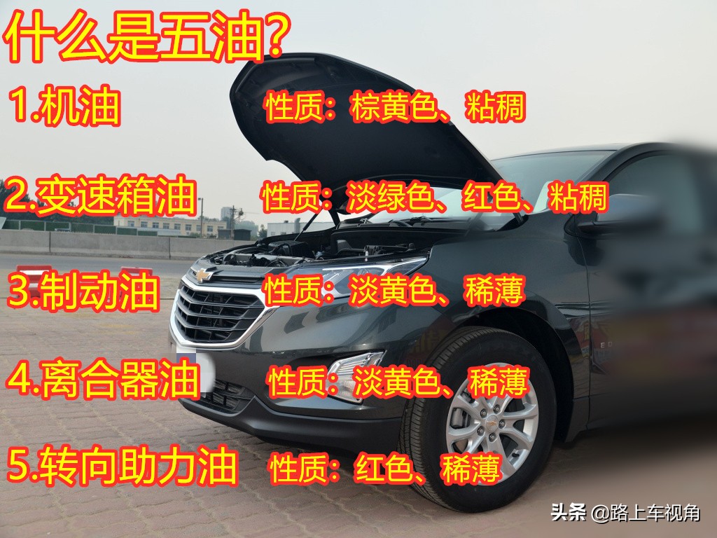 汽车常识三水、五油、四滤