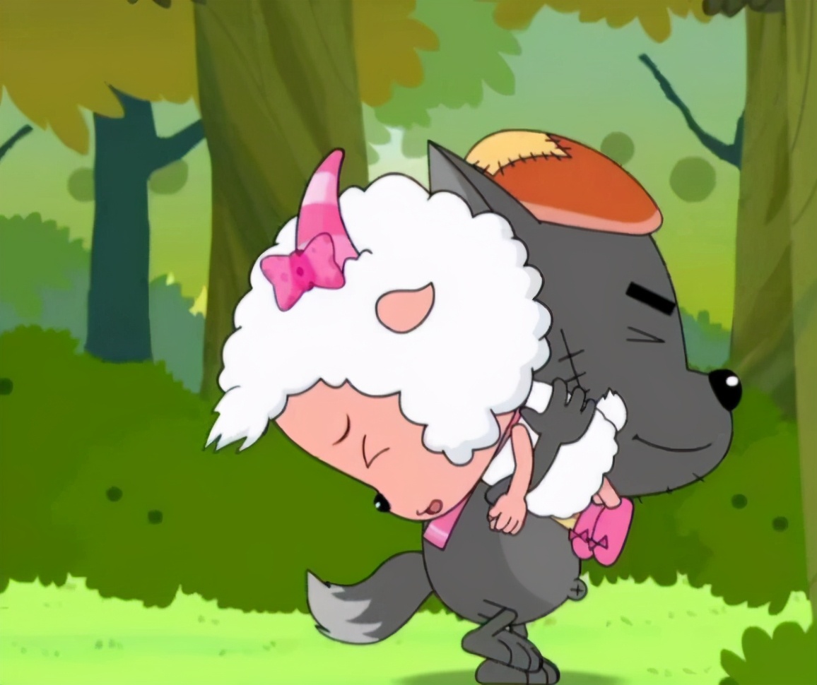 灰太狼和美羊羊的故事图片 _飞翔号