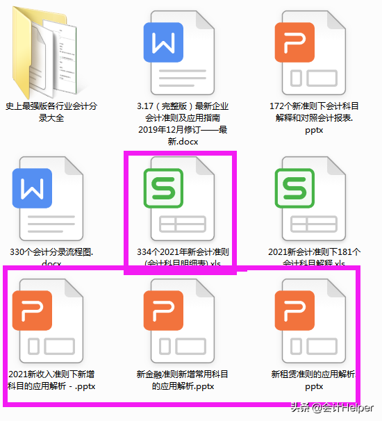 2021年最新会计科目明细表更新啦！共334个，会计工作考证都能用