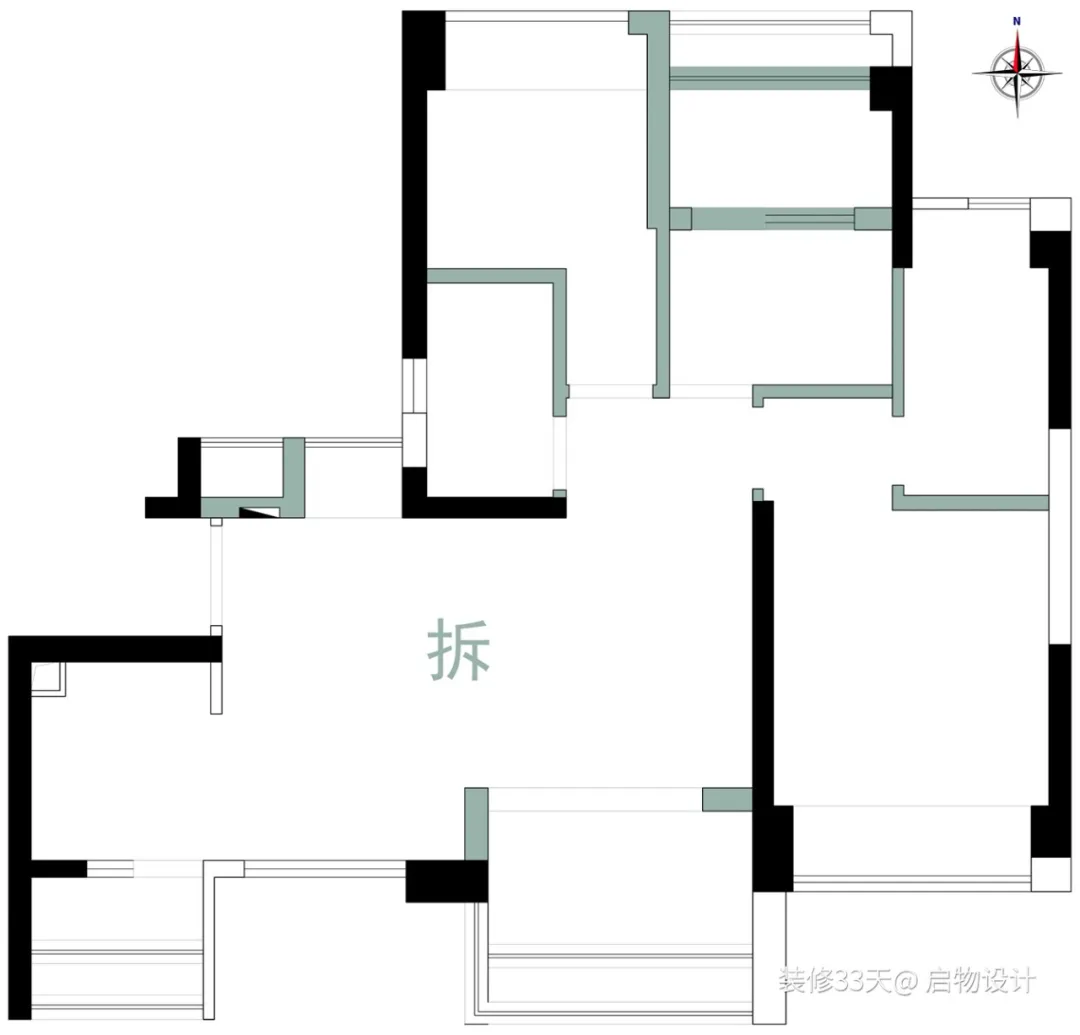 輕工業+小復古，一貓兩人的溫馨雅居