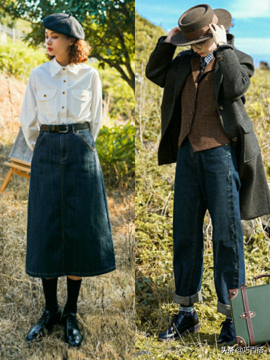 学院风穿搭太“装”少女了？低调优雅的英伦风搭配，时尚品味