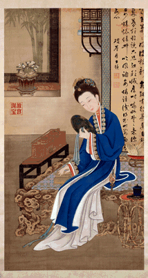 红裙曳地，古妆凝韵，一瞬倾城醉千年