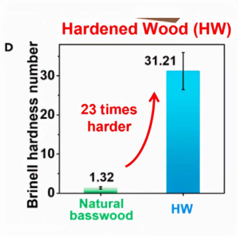 中国科学家将天然木材硬度提高23倍，化学处理4小时即可实现