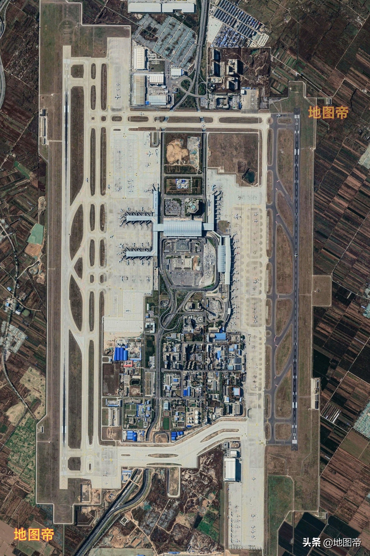 咸阳机场t2到t3路线图图片