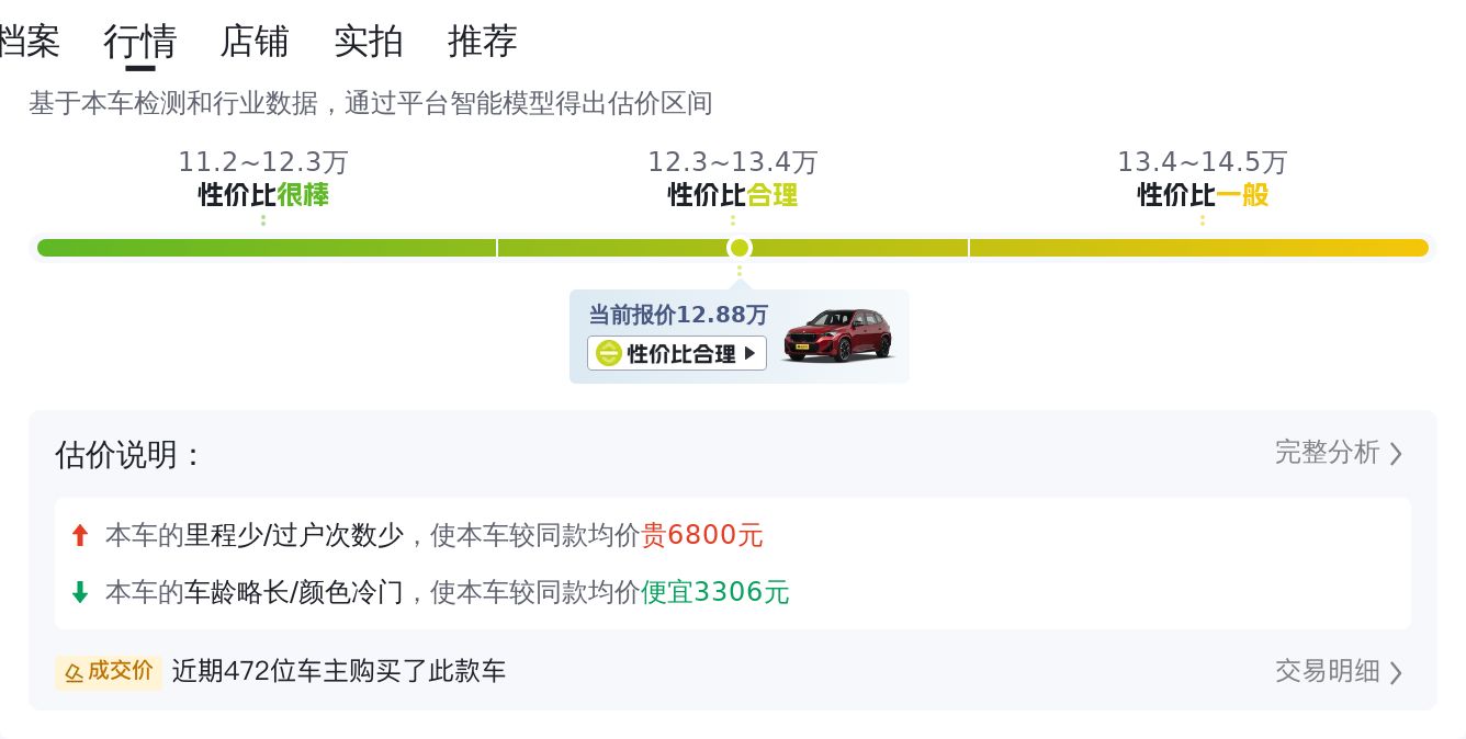 准新宝马X1，12.88万圆你蓝天白云梦！