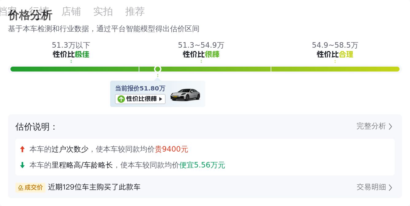 50万级行政座驾，2017款保时捷Panamera，一手车况优雅依旧