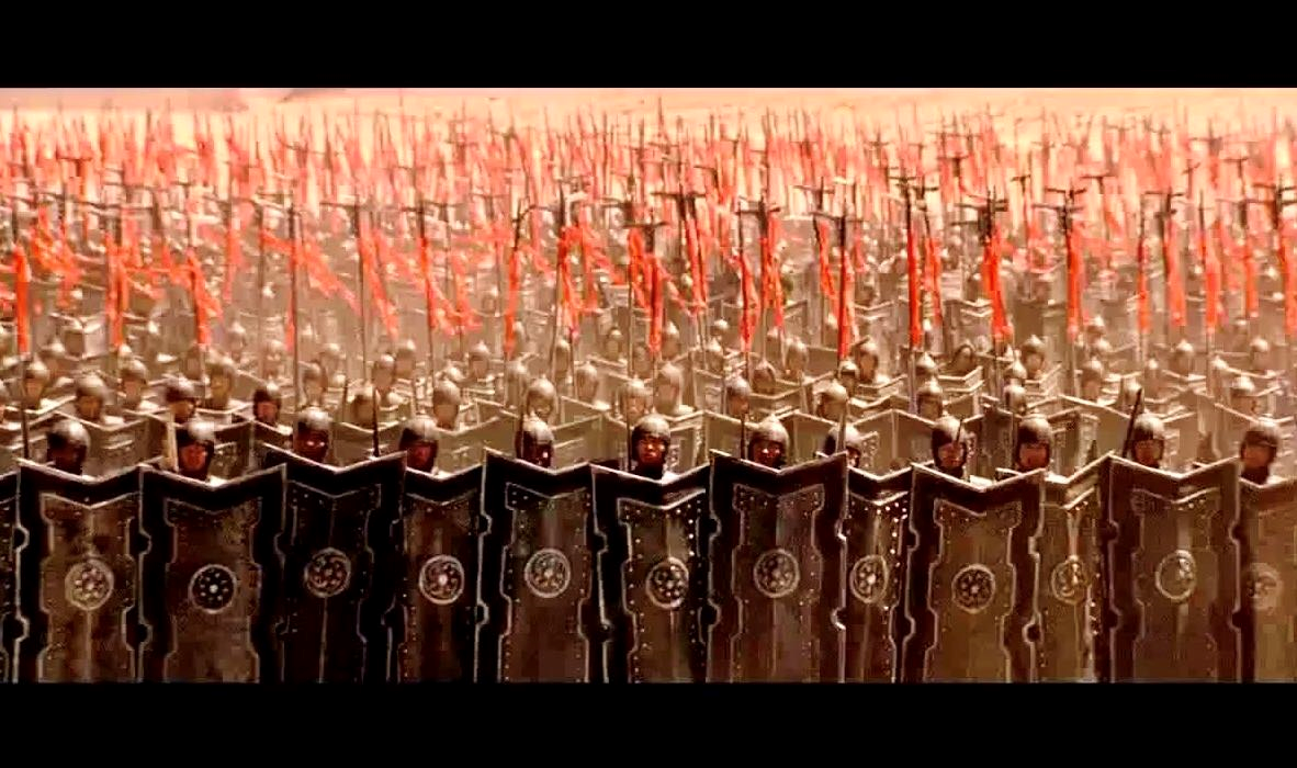 秦军军阵,古蜀开明王朝败的不冤所以三星堆人并没有消失,虽然今天我们