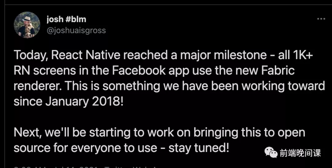 快来了,React Native 新架构