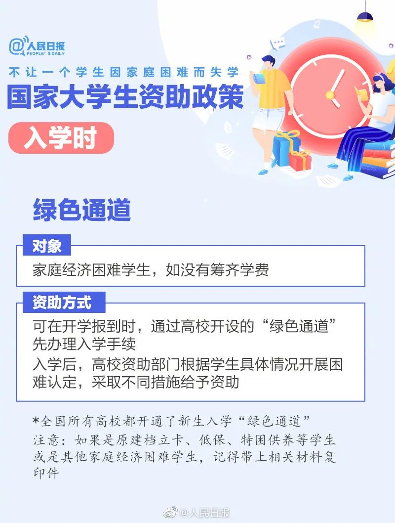 没钱上学？一定不要放弃读书，你只管拿着录取通知书到学校报到