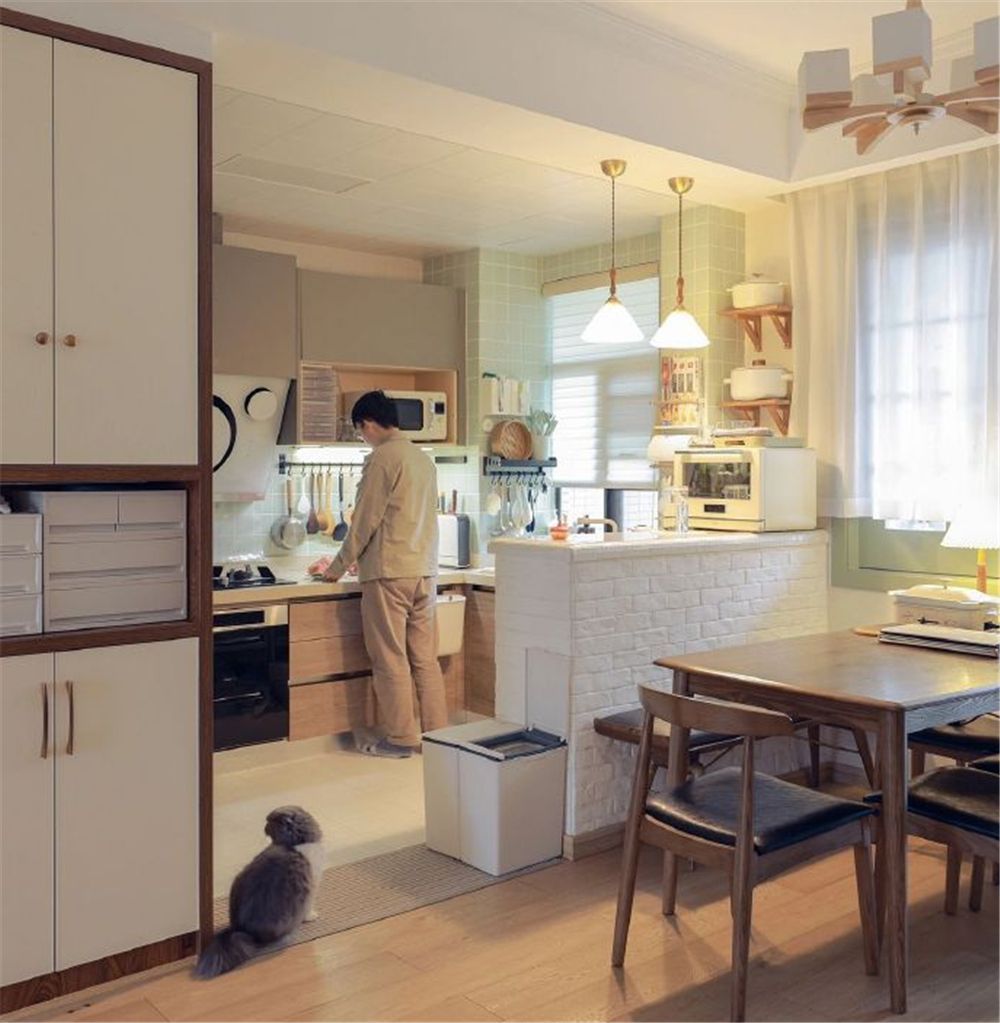 90后夫妻买下110㎡的家，倾尽所有装修成温暖原木风，太好看了吧