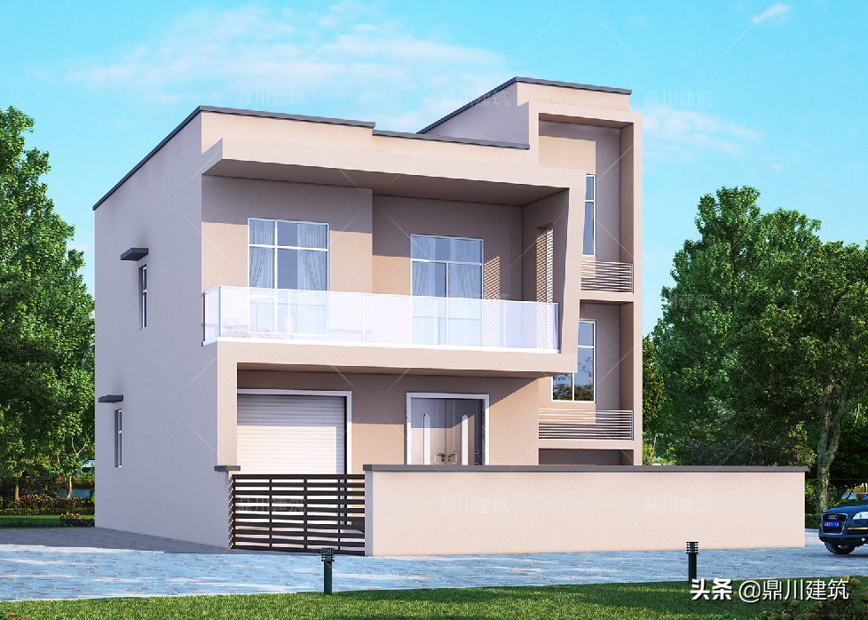 11款平顶别墅户型,怎么好看实用怎么来,原来平顶还可以这样设计