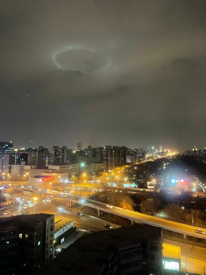 今晚北京天空出现“不明光环”？回应来了