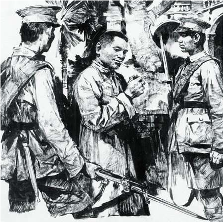毛主席会见英国贵宾，提到香港问题，指着邓小平：那时是他们的事