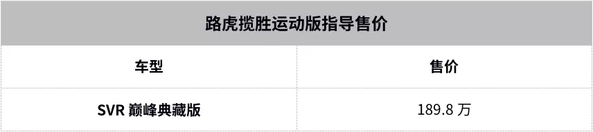 标配大V8,价抵一套房!虎年行大运,祝你开上它