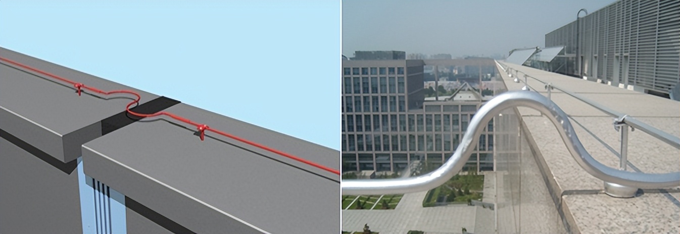 避雷带,引下线,接地干线错误与正确做法