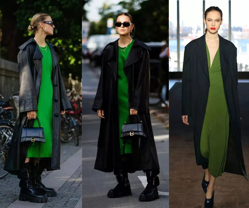 越看越爱,"绿色"这样搭配也太惊艳了,穿搭高手都叹服