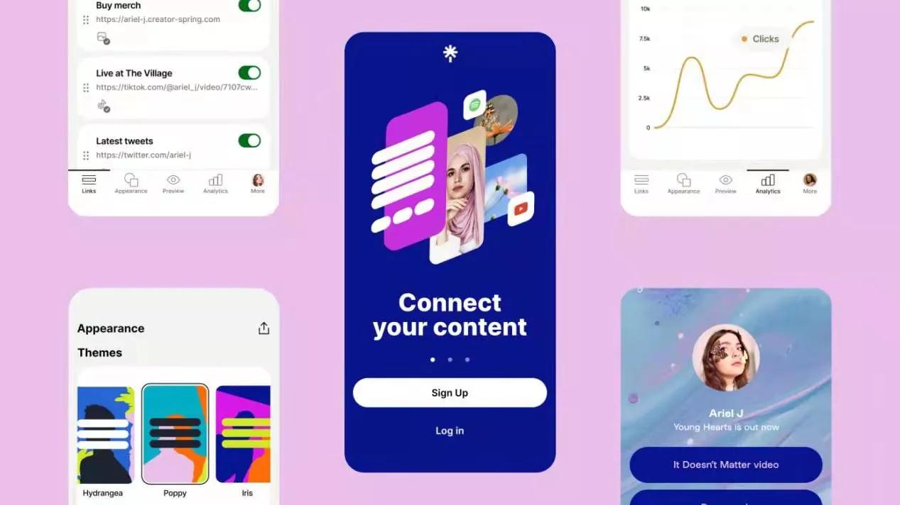 独角兽Linktree推出最新程序，允许用户在移动中管理页面