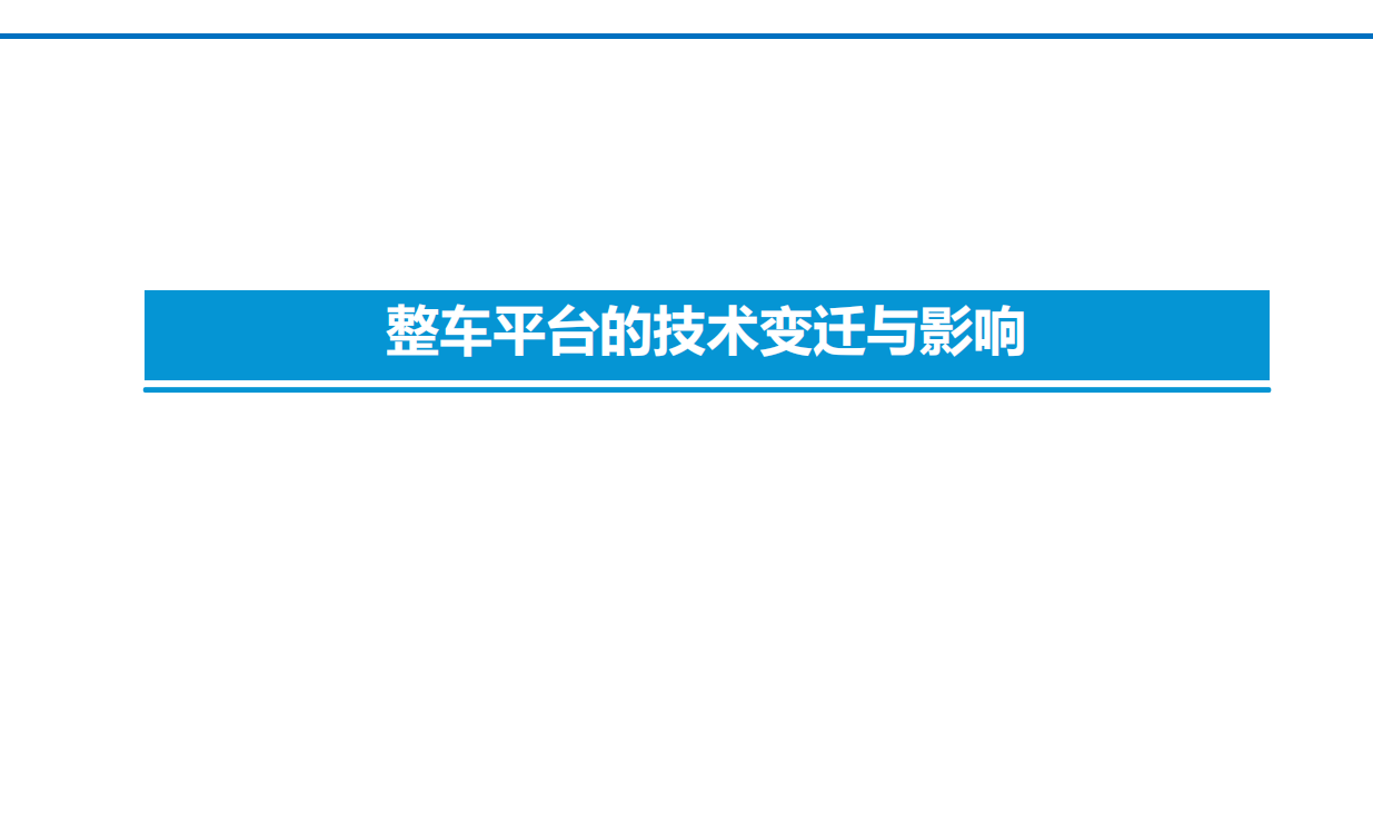 智能电动汽车技术投资框架