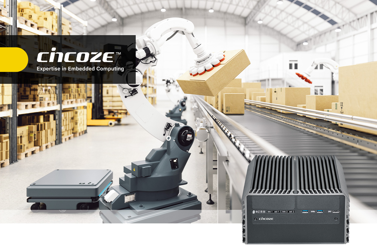 德承DS-1202加速工厂自主移动机器人布署 提升厂内物流效率