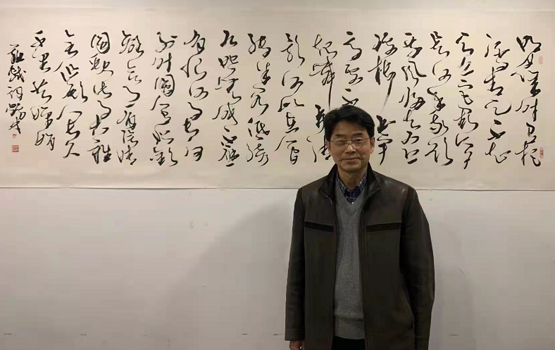 狂草人生“醉墨淋漓”李鹤林书法展在杭州市吴山品悦艺术馆亮相