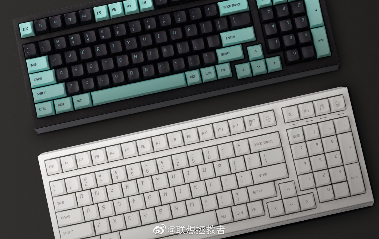 联想推出拯救者K7机械键盘冰魄白配色