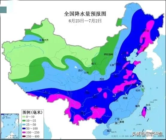 天气预报：25~29号特大暴雨范围已确认，60年一遇冷？农谚咋说