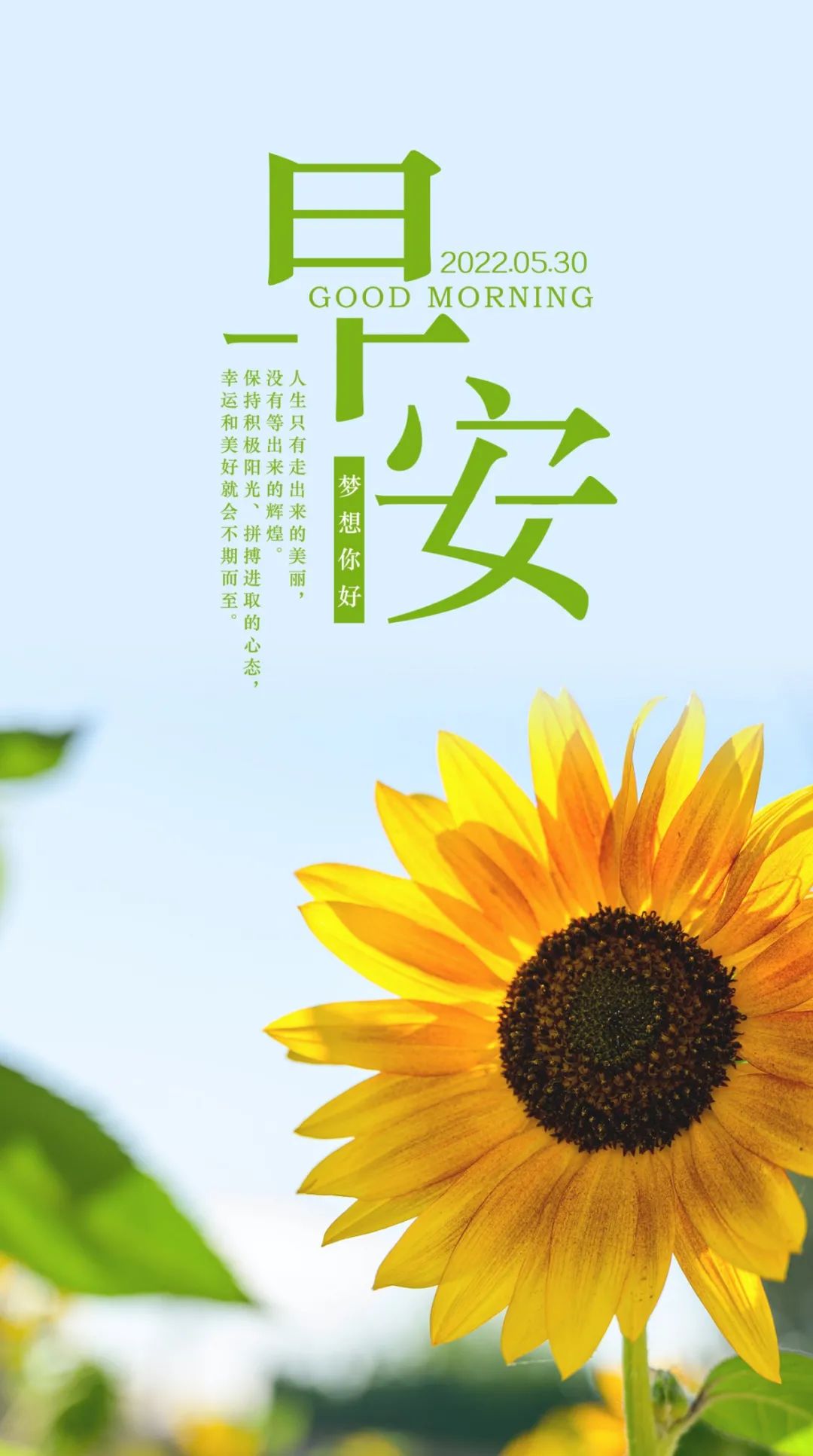 05.30」早安心语,正能量文案语录 新的一天加油奋斗的图片