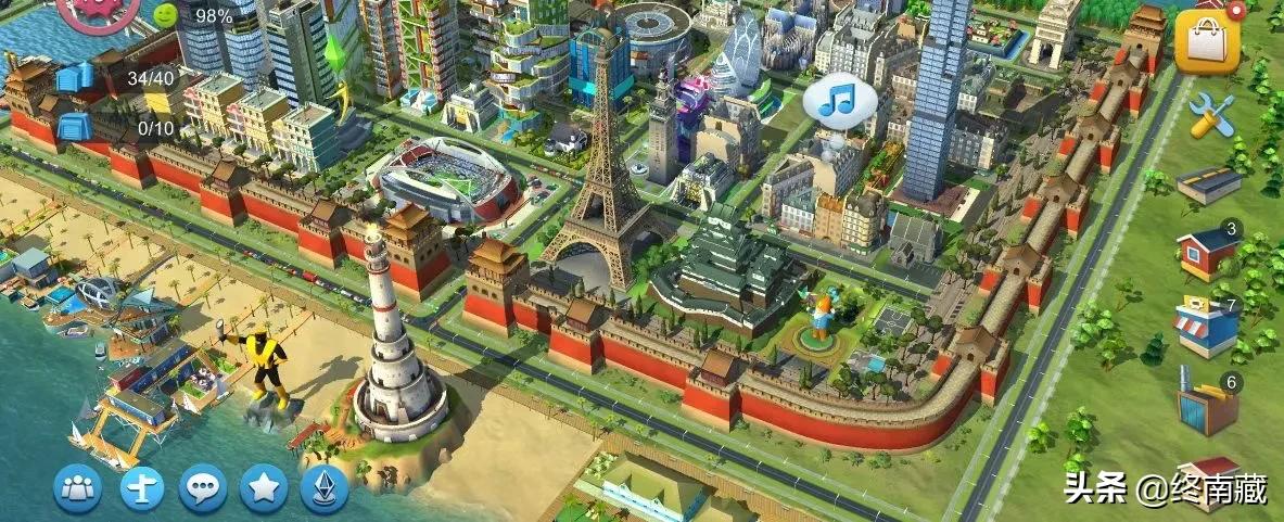 模拟城市新手最布局图模拟城市城内城外规划布局