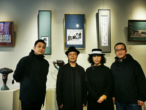 吴梁焰、飞了、可夫三人艺术联展正在北京高碑店无忧空间隆重展出