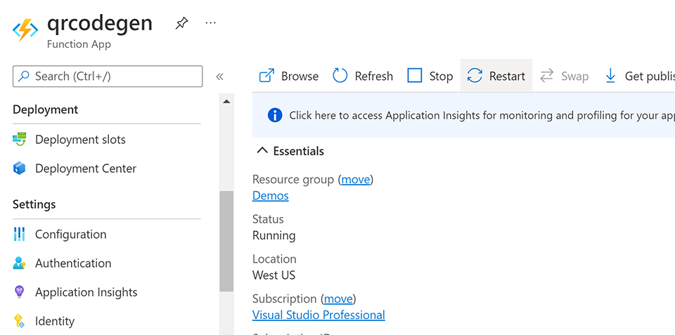 用 Azure 函数构建 QR 码生成器